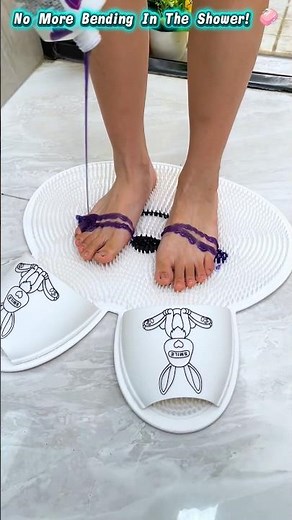 The Smartest Way To Wash Your Feet Without Bending! 🧼🚿