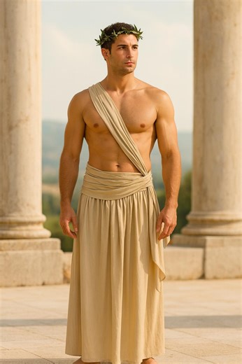 Personalized Men’s Hercules God Toga Gold Halloween Costume Hermes Zeus Historic Roman Medieval Dress Warrior Gladiator - Etsy