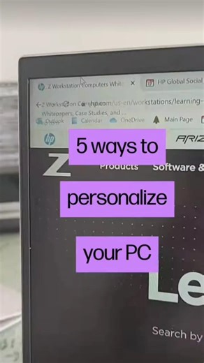 Five way to personalize your PC #computer #windows
