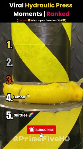 Viral Hydraulic Press Moments | Ranked 💥🔧 #shorts