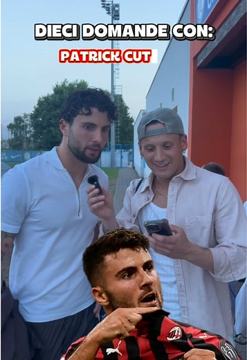DIECI DOMANDE CON PATRICK CUTRONE ❤️⚽️ #empi #cutrone #calcio #footballtiktok #diecidomandecon #milan