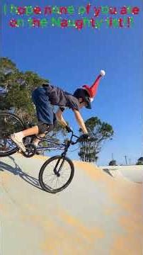 Merry Christmas from the skate park #bmx #mtb #skatepark