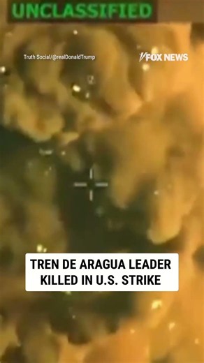 Tren de Aragua leader KILLED in US strike #foxnews #news #us #fox