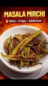 5 Minute Mein Banegi Crispy Masala Mirchi 🌶️🔥