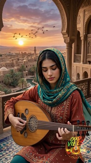 Oud Under the Orange Blossoms 🎵 #relaxingmusic #arabicculture #shorts