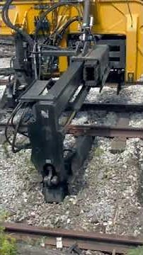 "MOW WORK UP-CLOSE" Replacing ties on 90 year old track