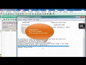 Tutorial de contabilidad y contaplús:cómo contabilizar provisión costes de desmantelamiento(4/5)