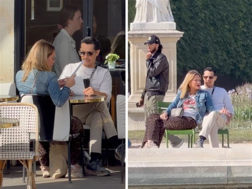 David Del Rio spotted in Paris with his wife after 'Matlock' firing