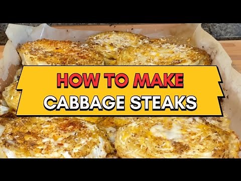 How to make Cabbage Steaks / Baked Cabbage Recipe