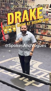 #Drake Surprise Show at Boxing Gym 😭 | Spokes and Vogues