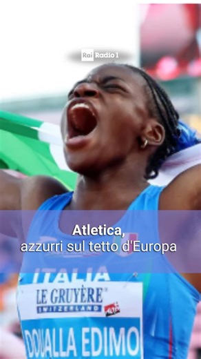 #Atletica In Finlandia è super Italia. Azzurri in testa nel medagliere degli europei #U20: è la prima volta che accade Giorgio Germanò #GR1 #Tampere2025 | Radio1 Rai