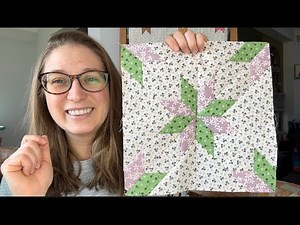 2023 Scrappy Sampler- Block 33- hunter's star quilt block tutorial