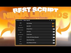 The *BEST* Ninja Legends Script 🐱‍👤 | Autofarm, Auto Swing, & MUCH More!