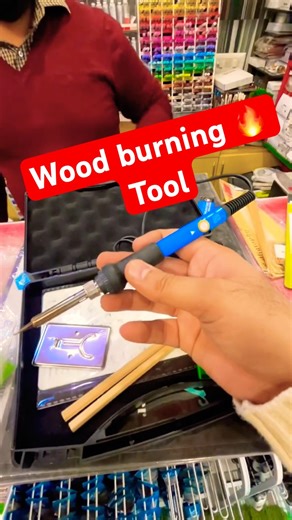 New kit for pyrography #art #artsupplies #pyrography #shortsfeed #shorts