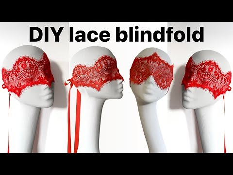 How to make Masquerade Mask, Blindfold diy tutorial, face mask sewing tutorial, DIY, Anita Benko