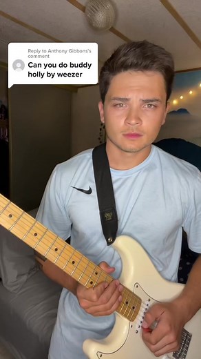 Weezer Guitar Riff Memes: Not Playing Buddy Holly Riff by Weezer