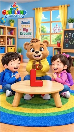 Learn Letter L | L Says “Llll!” | L is for Lion 🦁 | GenuLand