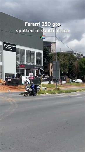 Super rare ferrari 250 GTO spotted in south africa (maybe a replica) #ferrari #rarecars #top10 #fyp