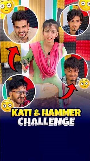 Kati & Hammer Challenge😀 #shorts
