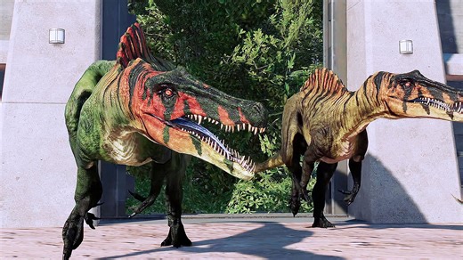 暹罗龙、激龙，棘龙科恐龙 ~ 侏罗纪世界进化