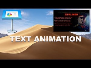 Apple Keynote Tutorial: Animating Text