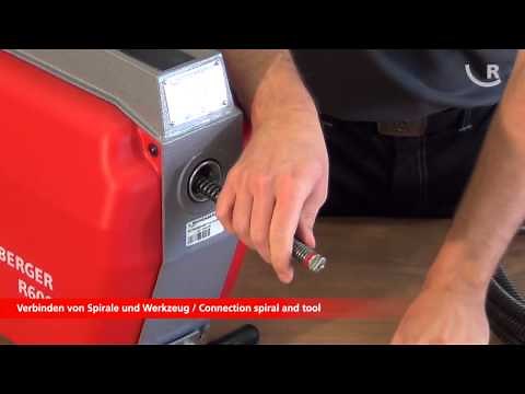 ROTHENBERGER R600 Drain cleaning machine / Rohrreinigungsmaschine