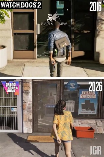 GTA 6 VS Watch Dogs 2 - Gameplay Comparison