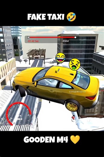 FAKE TAXI 🤣 | GOLDEN M4 💛 | CAR PARKING MULTIPLAYER