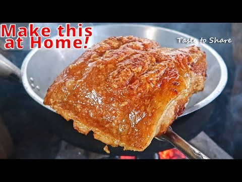 Do not Boil Pork Belly directly💯👌 Another Simple method How to make Crispy Pork Belly❗️