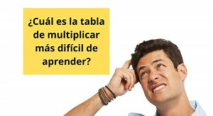¿Cuál es la tabla de multiplicar más difícil de aprender? Provocó muchos correazos