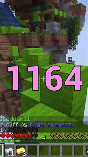 Counting in Minecraft Part 117 #minecraft #shorts #memes