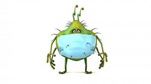 Fun 3d Cartoon Germ Doing Presentation Stock Footage Video (100% Royalty-free) 1063016197 | Shutterstock