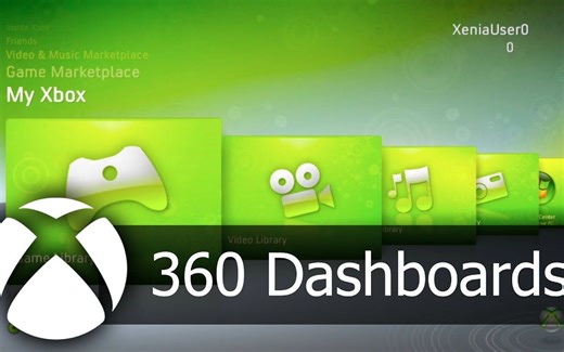 Xbox 360 设置界面发展史