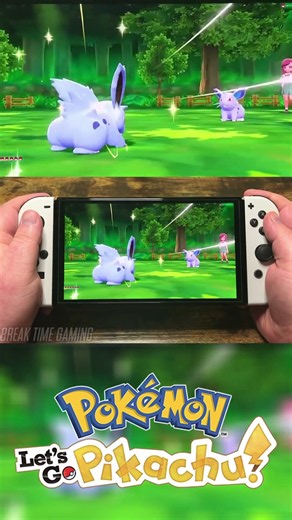 Pokemon Lets Go Pikachu Nintendo Switch OLED Gameplay