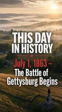 Gettysburg Day 1 - July 1, 1863: The Bloodiest Battle of the Civil War Begins