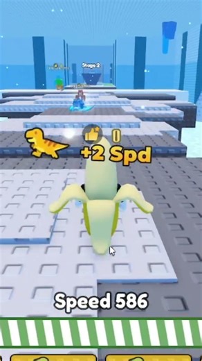 Banana vs speed ROBLOX #roblox #robloxshorts #shorts