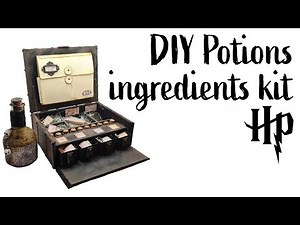Harry Potter DIY POTION BOTTLE INGREDIENTS! | A collaboration with @wizardryworkshop