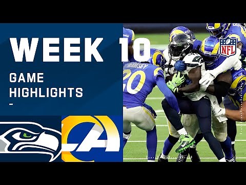 Seahawks vs. Rams Week 10 Highlights | NFL 2020