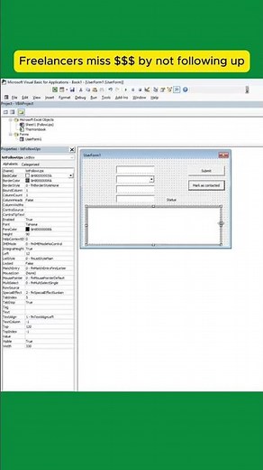 How I Built a Client Follow-Up Tracker in Excel (3-Min Build)