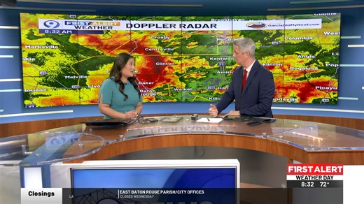 20K views · 92 reactions | FIRST ALERT WEATHER DAY - Chris Rosato WAFB reporting live on the wind conditions in downtown Baton Rouge https://tinyurl.com/p3nxn92z | WAFB Channel 9 | Facebook