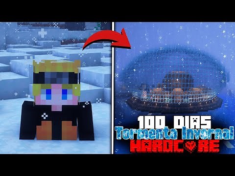 Sobreviví 100 días en Un Apocalipsis Invernal Minecraft Hardcore... Esto fue lo que pasó