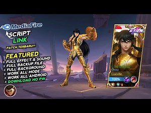 Script Skin Chou Stun To Saint Seiya Libra Shiryu No Password | Full Effect Sound | Mobile Legends