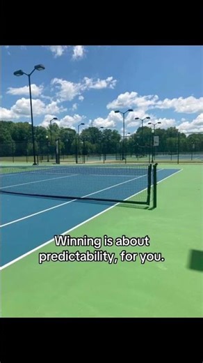 Boring patterns win exciting matches.#pickleball #pickleballtips #wellnesstips #sports #teachmeto