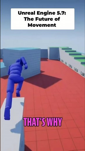 Unreal Engine 5.7 Mover: The Future of Character Movement? #shorts