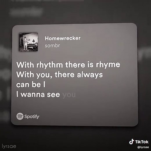 Homewrecker - sombr Lyrics with After Effects Edit