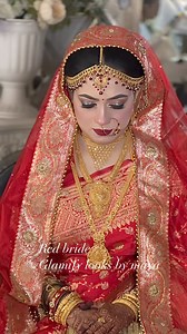 1.3M views · 9.1K reactions | Signature Red bride art by #Sayma_sami #reelsviralシ | Glamify Looks by Maya | Facebook