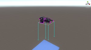 Apply hover force from 4 points