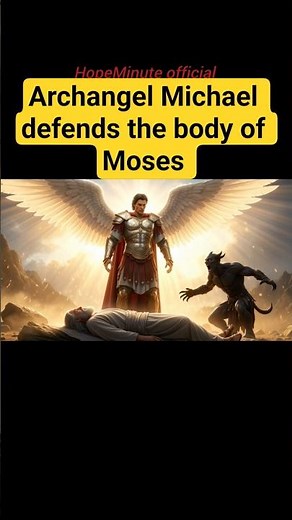 Archangel Michael Defends the Body of Moses | Divine Protection on the Mountain