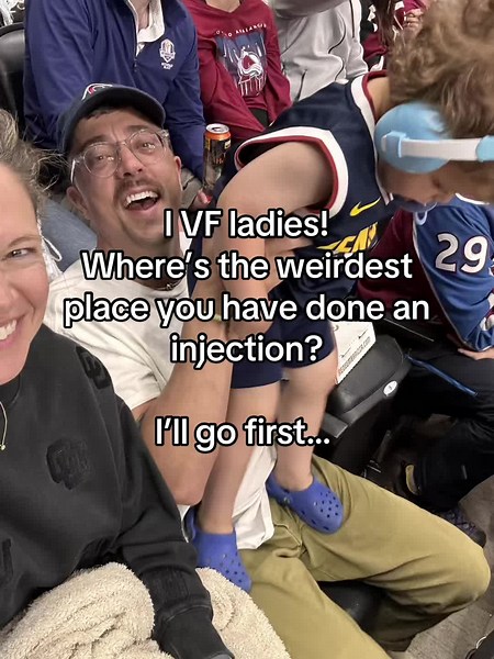 IVF Injection in an NHL Arena Bathroom: Unusual IVF Moments