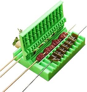 365Home Multifunction Barbecue Skewer Machine - Portable BBQ Kebab Maker - Easy Meat Skewer Tools